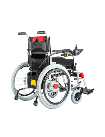 Silla de Ruedas Eléctrica 002 BIG MOTION Silla de ruedas eléctrica económica, plegable, alta duración de carga (autonomía) y con