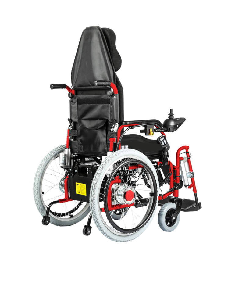 Silla De Ruedas Eléctrica Comfort Six BIG MOTION Silla de ruedas con reclinación eléctrica de espaldar y descansapies, plegable,