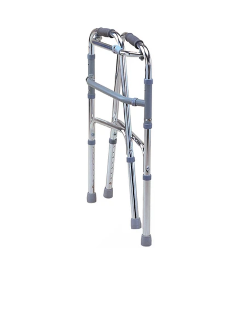 Caminador Plegable en Aluminio BIG MOTION Caminador liviano en estructura de aluminio, plegable, con barras doblemente cruzadas 