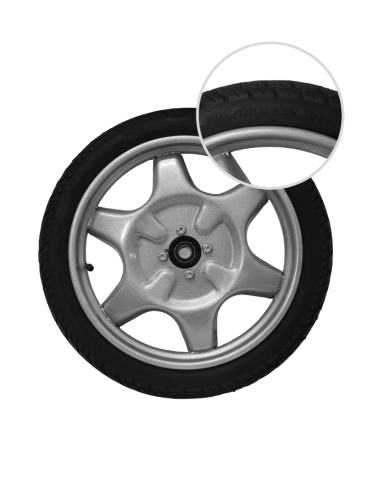 Llanta Inflable Completa 16X2.125 BIG MOTION Llanta inflable con rin metálico 16x2.125 para silla de ruedas eléctrica. Precio Un