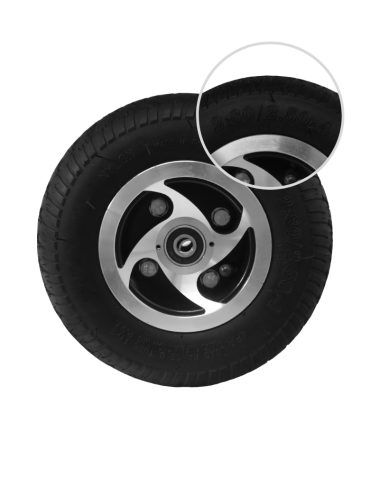 Llanta Inflable Completa 2.80X2.50-4 BIG MOTION