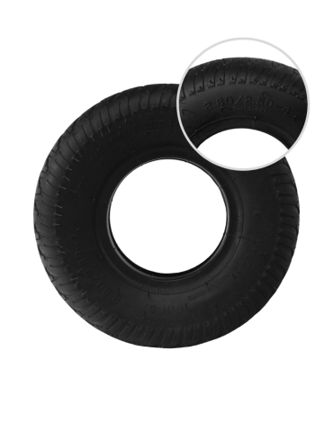 Llanta Inflable 2.80x2.50-4 Coraza y Neumático BIG MOTION  Llanta inflable 2.80x2.50-4 para silla de ruedas eléctrica.El precio 