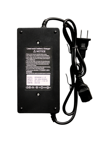 Cargador 24V 1.8A Tipo Batería para Silla de Ruedas Eléctrica