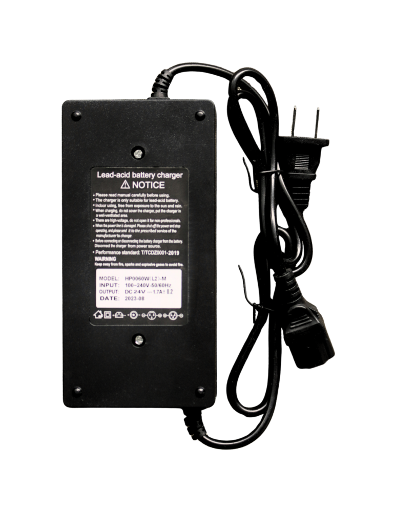 Cargador 24V 1.8A Tipo Batería para Silla de Ruedas Eléctrica